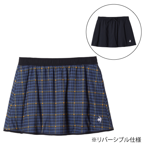 ルコックスポルティフ リバーシブルスコート （ LN5FSK30L-NV00 ）[ lecoq sportif SK レディース ]25FW