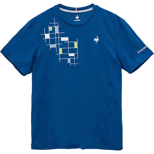 ルコックスポルティフ 接触冷感ゲームシャツ （ LN5SHT50M-BL00 ）[ lecoq sportif MS メンズ ]25SS【ネットバーゲン】