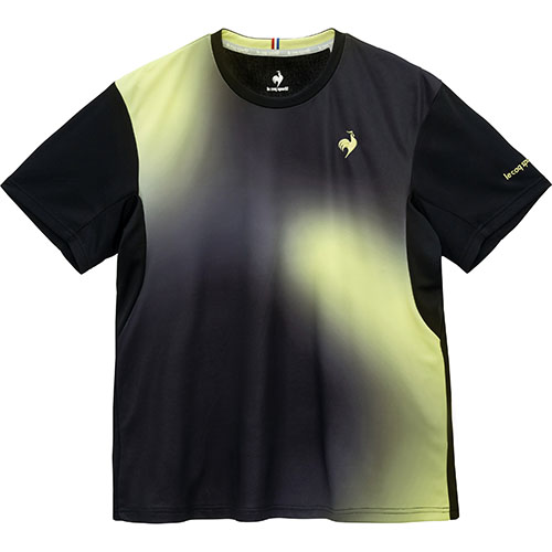 〇ルコックスポルティフ グラデーションゲームシャツ （ LN5SHT51M-BK00 ）[ lecoq sportif MS メンズ ]25SS【ネットバーゲン】