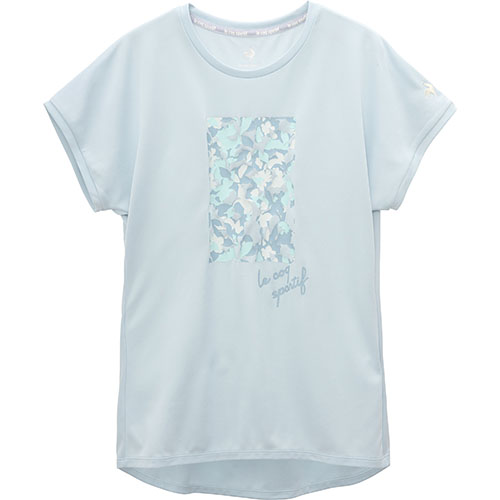 【SALE】ルコックスポルティフ 汗染み軽減プラクティスシャツ （ LN5SHT52L-BL00 ）[ lecoq sportif LS レディース ]25SS