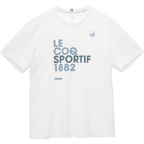 ルコックスポルティフ ロゴプラクティスシャツ （ LN5SHT52M-WH00 ）[ lecoq sportif MS メンズ ]25SS【ネットバーゲン】