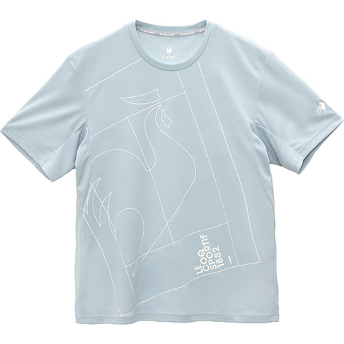 ルコックスポルティフ グラフィックプラクティスシャツ （ LN5SHT53M-BL00 ）[ lecoq sportif MS メンズ ]25SS【ネットバーゲン】