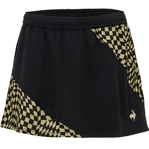 【SALE】ルコックスポルティフ グラフィックゲームスコート （ LN5SSK10L-BK00 ）[ lecoq sportif SK レディース ]25SS