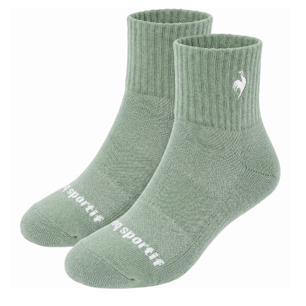 ルコックスポルティフ テニスショートソックス （ LN5SSO10U-GR00 ）[ lecoq sportif LSC アクセサリー ]26FW