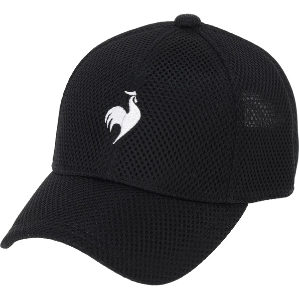 ルコックスポルティフ Wラッセルメッシュキャップ （ LN6FCP15M-BK00 ）[ lecoq sportif CP アクセサリー ]26FW