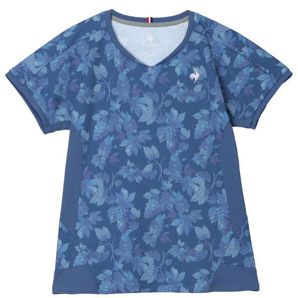 ルコックスポルティフ Aile forme ゲームシャツ （ LN6FHT30L-BL00 ）[ lecoq sportif LS レディース ]26FW