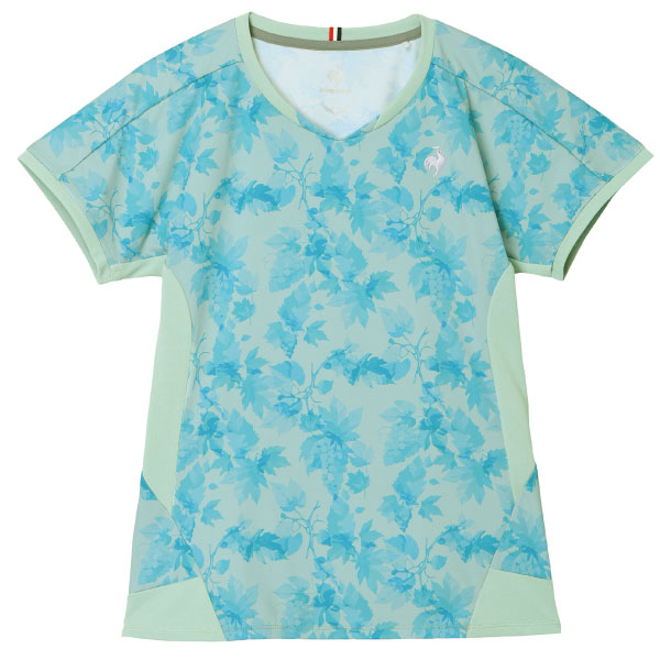 ルコックスポルティフ Aile forme ゲームシャツ （ LN6FHT30L-GR00 ）[ lecoq sportif LS レディース ]26FW