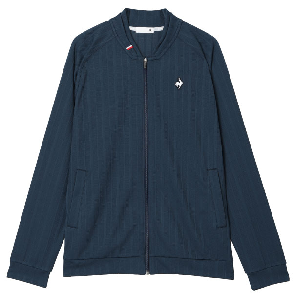 ルコックスポルティフ ジャガードボンバージャケット （ LN6FJK10M-NV00 ）[ lecoq sportif MWJ メンズ ]26FW
