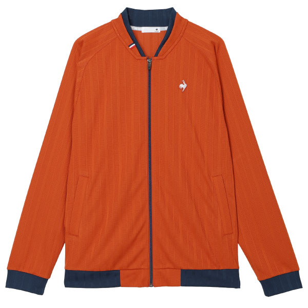 ルコックスポルティフ ジャガードボンバージャケット （ LN6FJK10M-RD00 ）[ lecoq sportif MWJ メンズ ]26FW