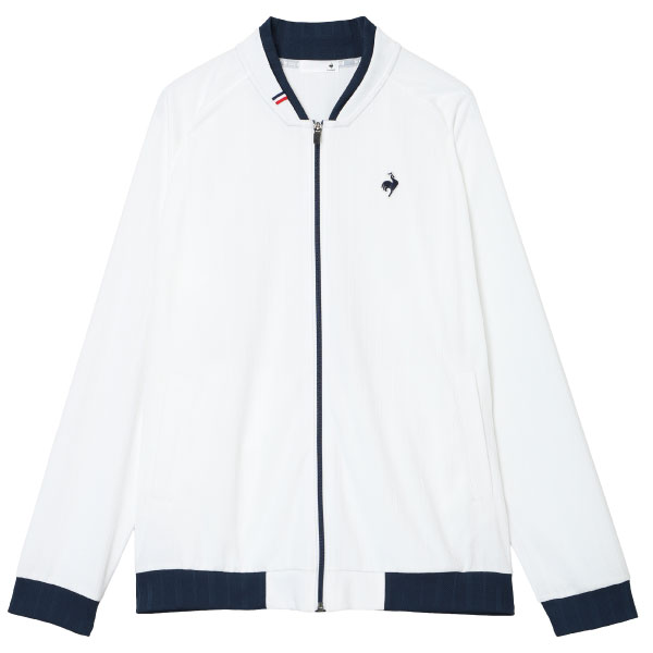 ルコックスポルティフ ジャガードボンバージャケット （ LN6FJK10M-WH00 ）[ lecoq sportif MWJ メンズ ]26FW
