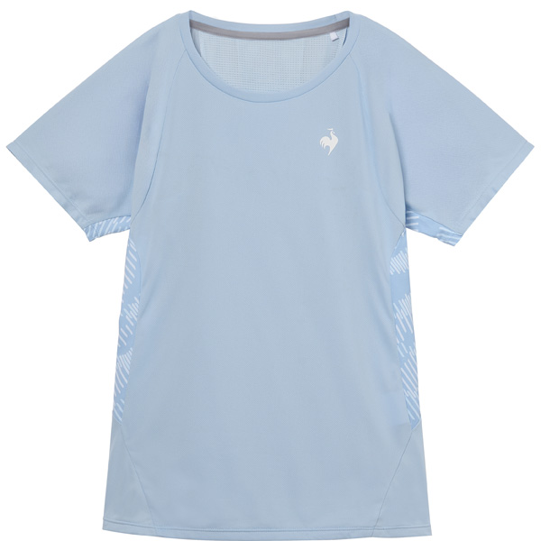 ルコックスポルティフ Aile forme air ゲームシャツ （ LN6SHT00L-BL00 ）[ lecoq sportif LS レディース ]26SS