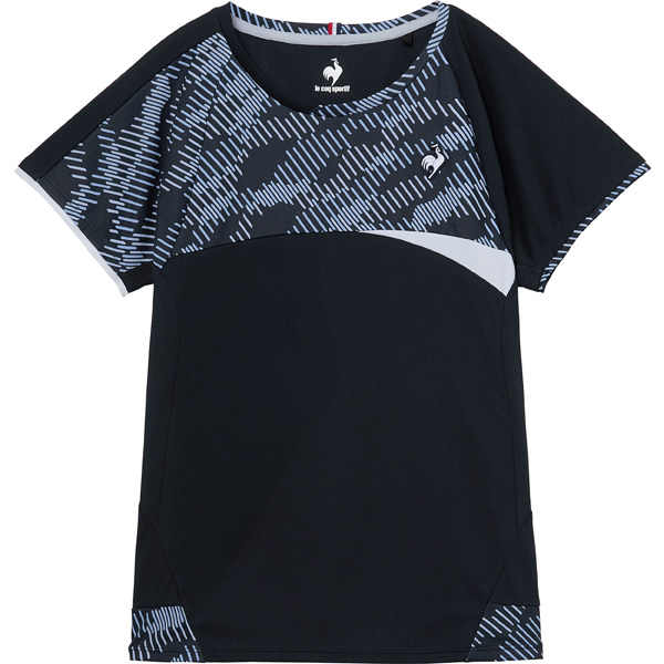 ルコックスポルティフ Aile forme ゲームシャツ （ LN6SHT11L-NV00 ）[ lecoq sportif LS レディース ]26SS