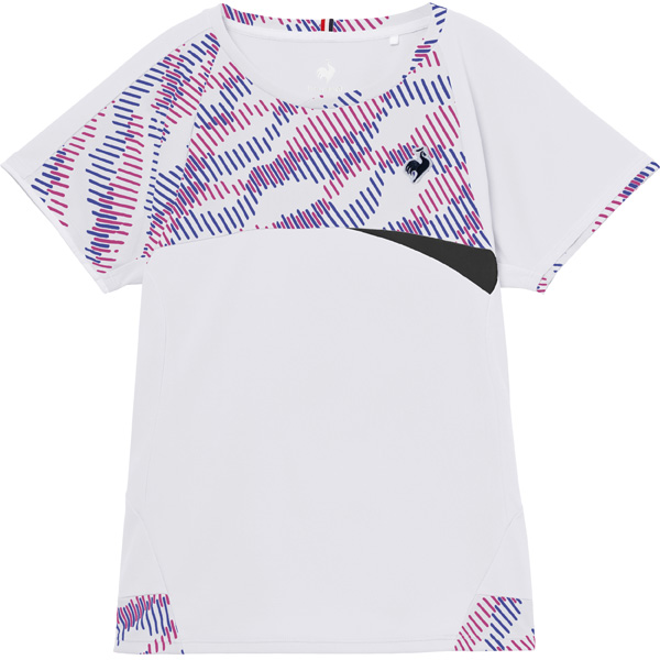 ルコックスポルティフ Aile forme ゲームシャツ （ LN6SHT11L-WH00 ）[ lecoq sportif LS レディース ]26SS