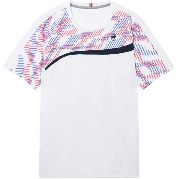 ルコックスポルティフ Aile forme ゲームシャツ （ LN6SHT11M-WH00 ）[ lecoq sportif MS メンズ ]26SS