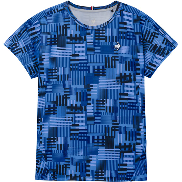 ルコックスポルティフ Aile forme ゲームシャツ （ LN6SHT20L-NV00 ）[ lecoq sportif LS レディース ]26SS