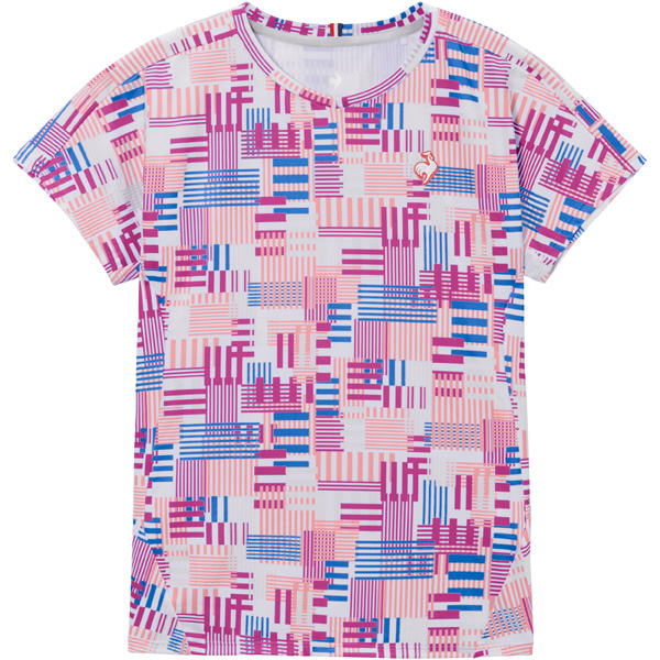 ルコックスポルティフ Aile forme ゲームシャツ （ LN6SHT20L-RD00 ）[ lecoq sportif LS レディース ]26SS