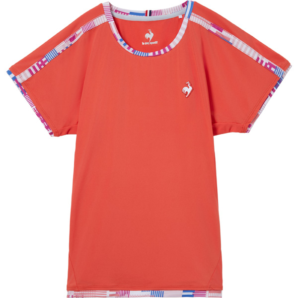 ルコックスポルティフ Aile forme ゲームシャツ （ LN6SHT21L-RD00 ）[ lecoq sportif LS レディース ]26SS