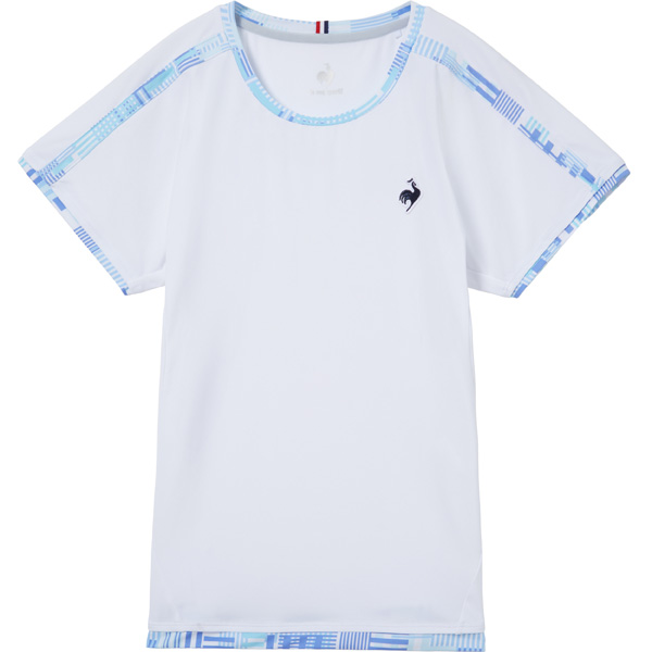 ルコックスポルティフ Aile forme ゲームシャツ （ LN6SHT21L-WH00 ）[ lecoq sportif LS レディース ]26SS