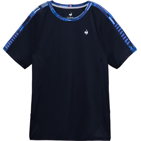 ルコックスポルティフ Aile forme ゲームシャツ （ LN6SHT21M-NV00 ）[ lecoq sportif MS メンズ ]26SS