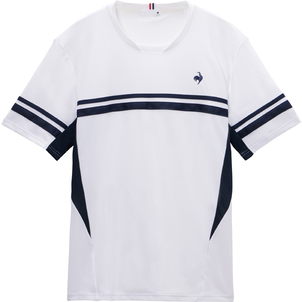 ルコックスポルティフ 冷感ゲームシャツ （ LN6SHT30M-WH00 ）[ lecoq sportif MS メンズ ]26SS