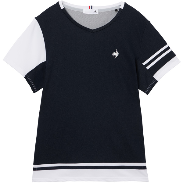 ルコックスポルティフ 冷感ゲームシャツ （ LN6SHT31L-NV00 ）[ lecoq sportif LS レディース ]26SS