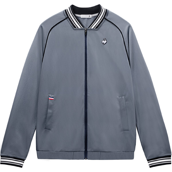 ルコックスポルティフ デニムライクボンバージャケット （ LN6SJK10M-NV00 ）[ lecoq sportif MWJ メンズ ]26SS
