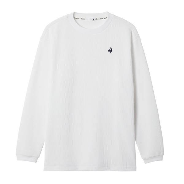 ルコックスポルティフ ヘランカワッフル長袖Tシャツ （ LT5FLT00M-WH00 ）[ lecoq sportif MS メンズ ]25FW