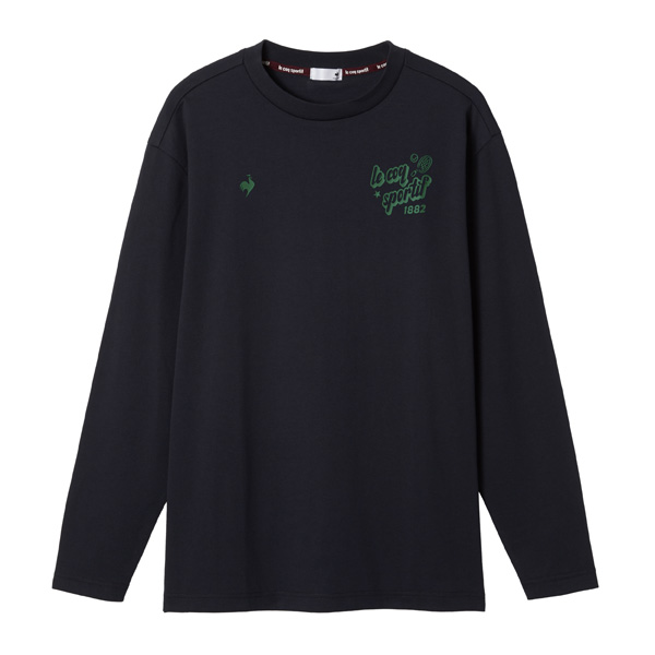 ルコックスポルティフ グラフィック長袖Tシャツ （ LT5FLT01M-NV00 ）[ lecoq sportif MS メンズ ]25FW
