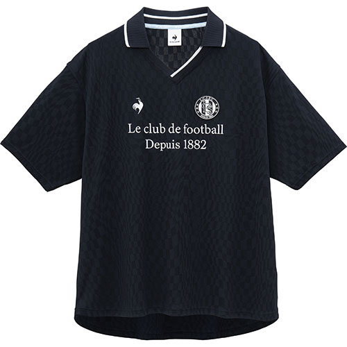 ルコックスポルティフ ジャガードシャツ （ LT5SHS44M-NV00 ）[ lecoq sportif MS メンズ ]25SS