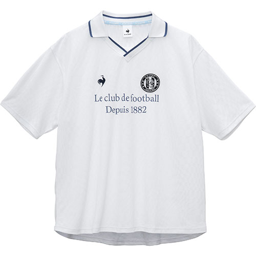 ルコックスポルティフ ジャガードシャツ （ LT5SHS44M-WH00 ）[ lecoq sportif MS メンズ ]25SS