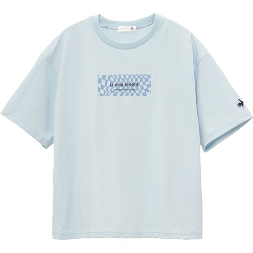 ルコックスポルティフ 接触冷感ボックスTシャツ （ LT5SHT03L-BL00 ）[ lecoq sportif LS レディース ]25SS【ネットバーゲン】