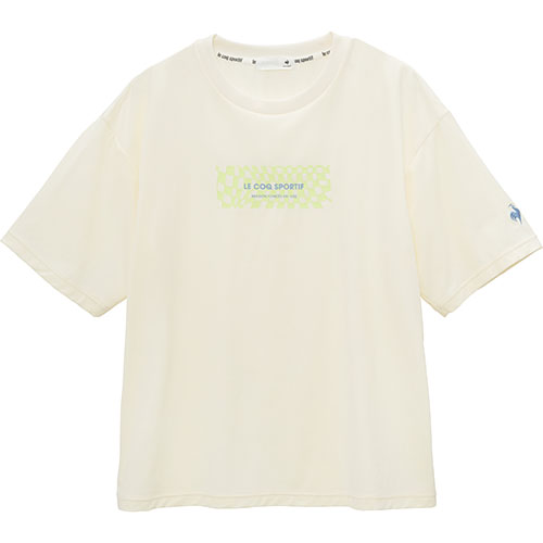 ルコックスポルティフ 接触冷感ボックスTシャツ （ LT5SHT03L-WH01 ）[ lecoq sportif LS レディース ]25SS【ネットバーゲン】