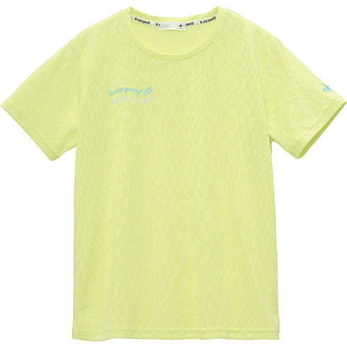 ルコックスポルティフ ジャガード半袖Tシャツ （ LT5SHT04L-LM00 ）[ lecoq sportif LS レディース ]25SS【ネットバーゲン】