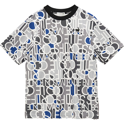 ルコックスポルティフ サンスクリーングラフィックシャツ （ LT5SHT04M-GY00 ）[ lecoq sportif MS メンズ ]25SS【ネットバーゲン】
