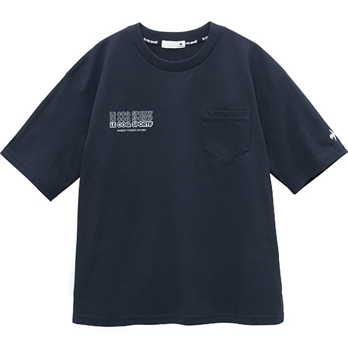 ルコックスポルティフ ヘランカボックスTシャツ （ LT5SHT05L-NV00 ）[ lecoq sportif LS レディース ]25SS【ネットバーゲン】