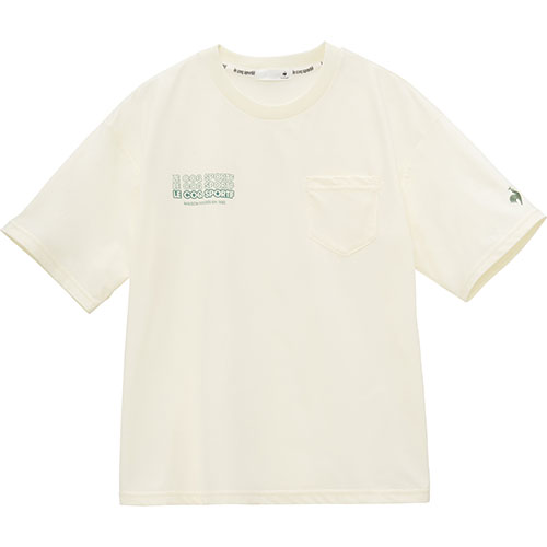 ルコックスポルティフ ヘランカボックスTシャツ （ LT5SHT05L-WH01 ）[ lecoq sportif LS レディース ]25SS【ネットバーゲン】