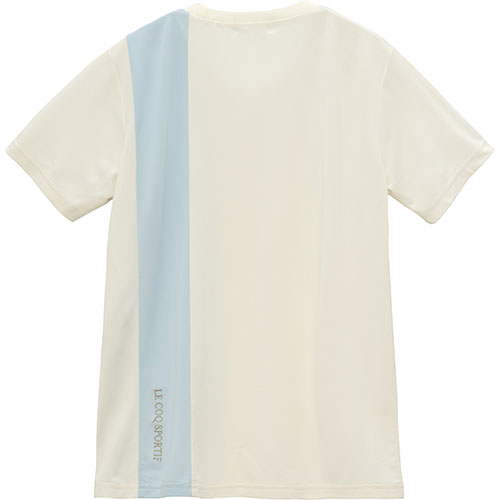 ルコックスポルティフ カラーブロックTシャツ （ LT5SHT08L-WH01 ）[ lecoq sportif LS レディース ]25SS【ネットバーゲン】