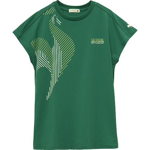 ルコックスポルティフ 冷感フレンチスリーブシャツ （ LT5SHT09L-GR00 ）[ lecoq sportif LS レディース ]25SS【ネットバーゲン】