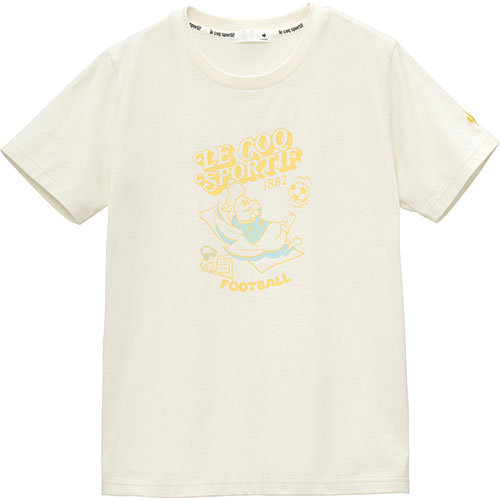 ルコックスポルティフ ルースターグラフィック半袖Tシャツ （ LT5SHT12L-WH01 ）[ lecoq sportif LS レディース ]25SS【ネットバーゲン】
