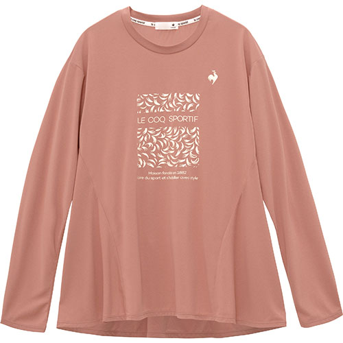 【SALE】ルコックスポルティフ サンスクリーン長袖Tシャツ （ LT5SLT01L-PK00 ）[ lecoq sportif LS レディース ]25SS