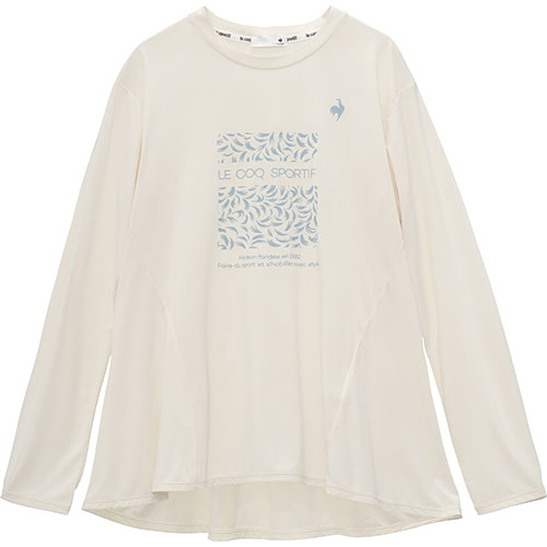 ルコックスポルティフ サンスクリーン長袖Tシャツ （ LT5SLT01L-WH01 ）[ lecoq sportif LS レディース ]25SS【ネットバーゲン】