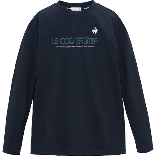 ルコックスポルティフ ヘランカサンスクリーン長袖Tシャツ （ LT5SLT01M-NV00 ）[ lecoq sportif MS メンズ ]25SS