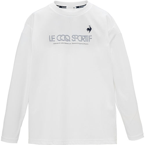 ルコックスポルティフ ヘランカサンスクリーン長袖Tシャツ （ LT5SLT01M-WH00 ）[ lecoq sportif MS メンズ ]25SS