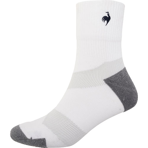 ルコックスポルティフ MOVESOXワンポイントショート丈 （ LT5SSO10U-WHNV ）[ lecoq sportif LSC アクセサリー ]25SS