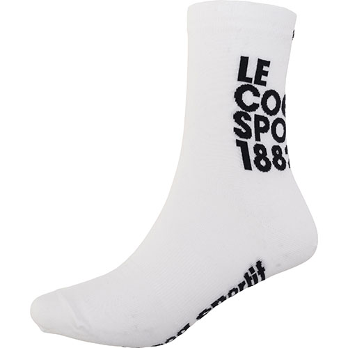 ルコックスポルティフ 1Pソックス(ショート丈) （ LT5SSO31U-WHBK ）[ lecoq sportif LSC アクセサリー ]25SS