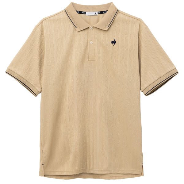 ルコックスポルティフ ジャガードニットポロシャツ （ LT6FHS02M-BG00 ）[ lecoq sportif MS メンズ ]26FW