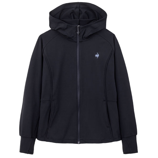 ルコックスポルティフ ピーチスキンニットUVカットジャケット （ LT6FJG11L-NV00 ）[ lecoq sportif LWJ レディース ]26FW