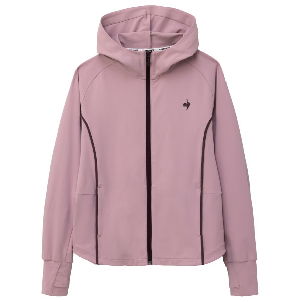 ルコックスポルティフ ピーチスキンニットUVカットジャケット （ LT6FJG11L-PK00 ）[ lecoq sportif LWJ レディース ]26FW