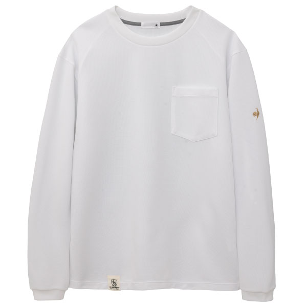 ルコックスポルティフ ヘランカカノコ長袖シャツ （ LT6FLT02M-WH00 ）[ lecoq sportif MS メンズ ]26FW