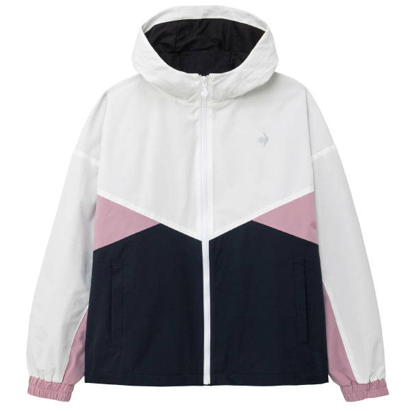 ルコックスポルティフ 裏起毛ウィンドブレーカージャケット （ LT6FWB30L-WH00 ）[ lecoq sportif LWJ レディース ]26FW